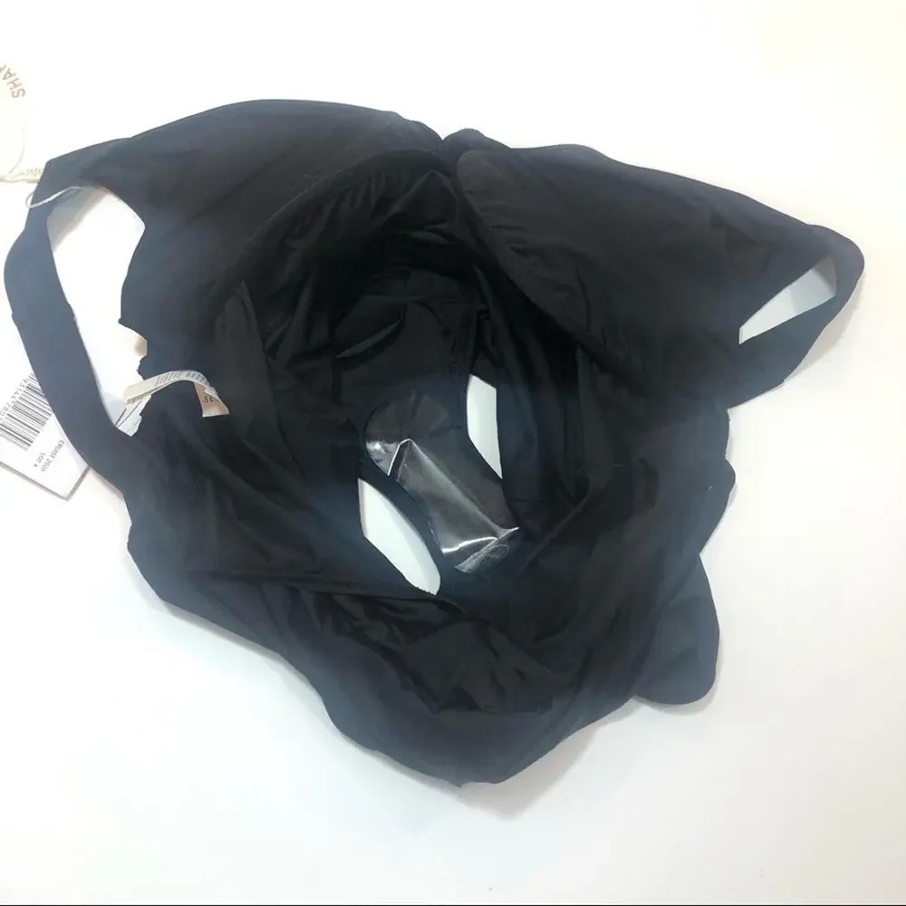 Coco Reef black vneck underwire one piece swimsuit size 16 - Picture 7 of 7
